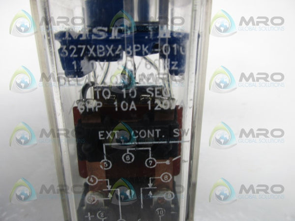 MSD 327XBX48PK-010 TIME DELAY RELAY  UNMP