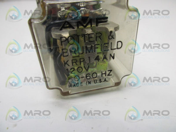POTTER & BRUMFIELD KRP14AN-120V RELAY 120V  UNMP