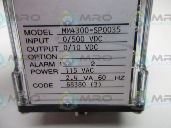 WILKERSON MM4300-SP0035 RELAY MODULE 0/500VDC  UNMP