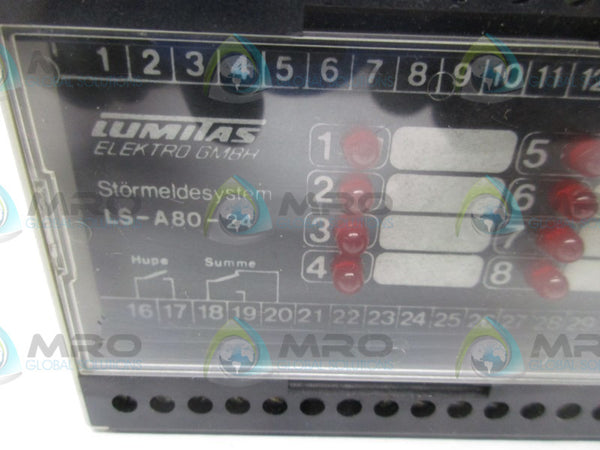 LUMITAS LS-A80-24 SAFETY RELAY  NSNP