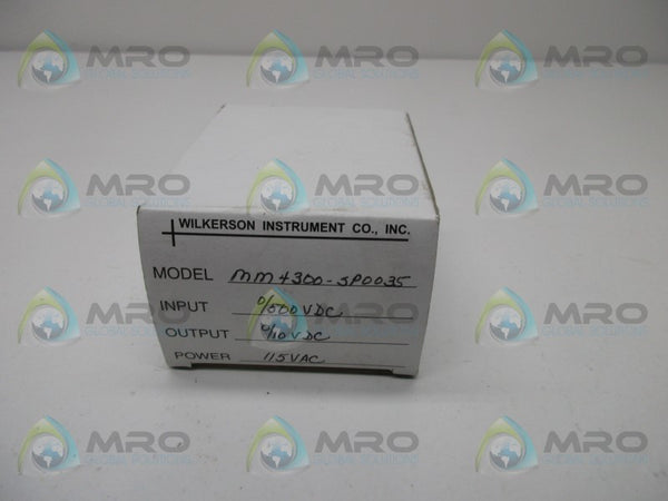 WILKERSON MM4300-SP0035 RELAY MODULE 0/500VDC 0/10VDC  NSMP