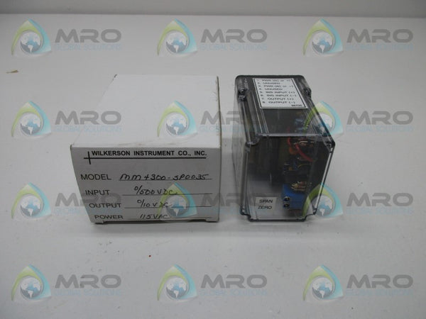 WILKERSON MM4300-SP0035 RELAY MODULE 0/500VDC 0/10VDC  NSMP