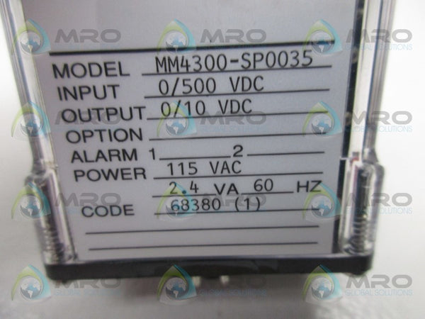 WILKERSON MM4300-SP0035 RELAY MODULE 0/500VDC 0/10VDC  NSMP