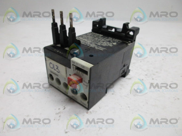 SIEMENS 3UA7020-OK THERMAL OVERLOAD RELAY 0,8-1,25A  UNMP