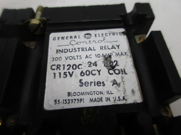 GENERAL ELECTRIC CR120C24802 RELAY UNMP