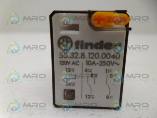 FINDER 55.32.8.120.0040 RELAY 120VAC  NSNP