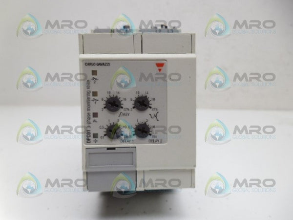 CARLO GAVAZZI DPC01DM48 3-PHASE MONITORING RELAY UNMP