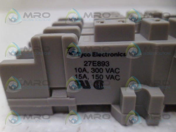 TYCO 27E893 RELAY SOCKET  UNMP