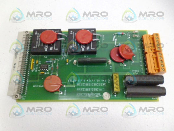 CROSFIELD ELECTRONICS 7605-0290-01 RELAY BOARD UNMP