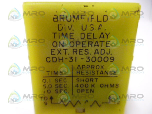 POTTER & BRUMFIELD CDH-31-30009 RELAY 24V UNMP