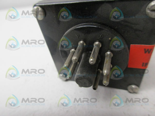 INTERNATIONAL CONTROLS 30RTDB-1 TIME DELAY RELAY  NSNP