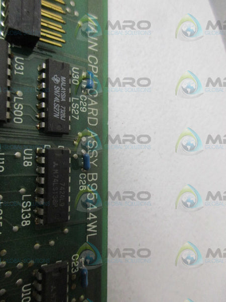 YOKOGAWA B9544WL CPU BOARD ASSEMBLY UNMP