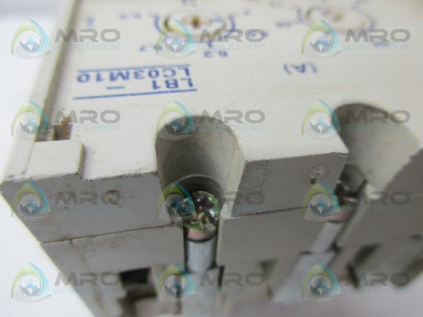 TELEMECANIQUE LB1-LC03M10 OVERLOAD RELAY  UNMP