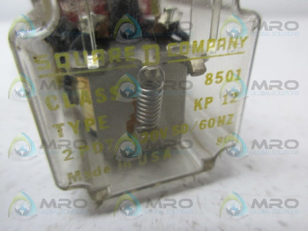 SQUARE D 8501-KP12 RELAY  UNMP
