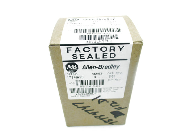 ALLEN BRADLEY 1794-IA16 SER. A DATE: 2008 NSFS