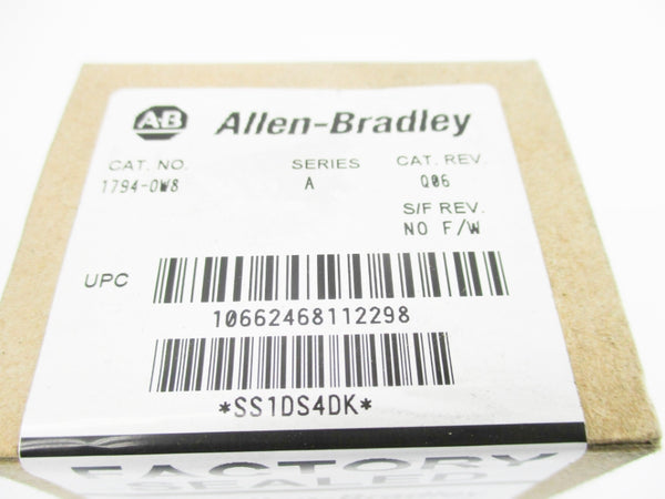 ALLEN BRADLEY 1794-OW8 SER. A DATE: 2011 NSFS