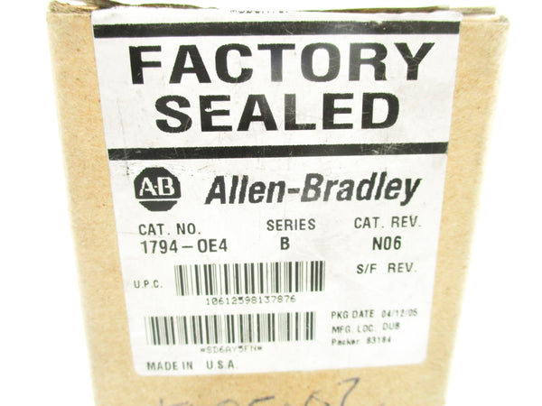 ALLEN BRADLEY 1794-OE4 SER. B 24VDC NSMP