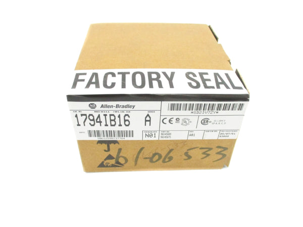 ALLEN BRADLEY 1794-IB16 SER. A DATE: 2001 NSFS