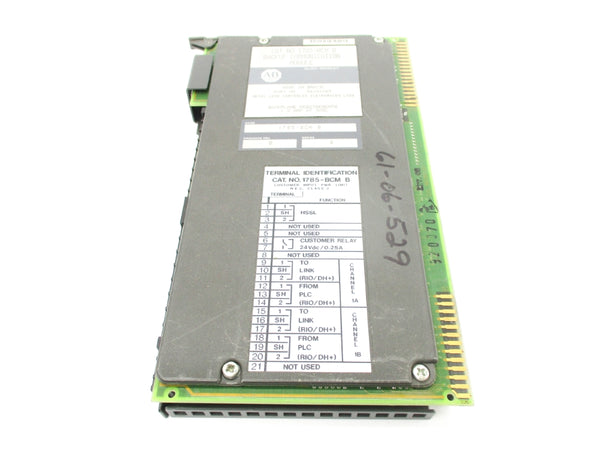 ALLEN BRADLEY 1785-BCM SER. B F/W B UNMP