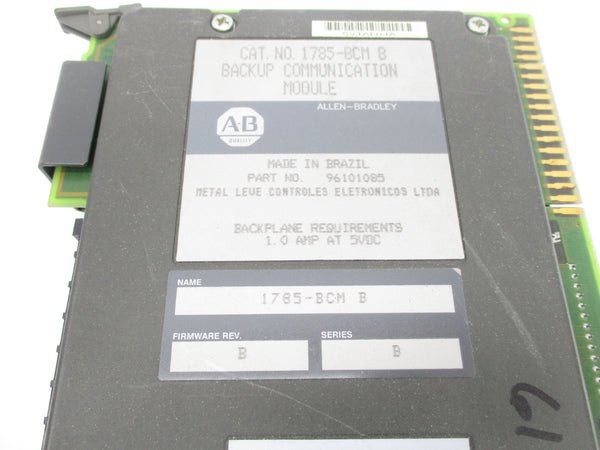 ALLEN BRADLEY 1785-BCM SER. B F/W B UNMP