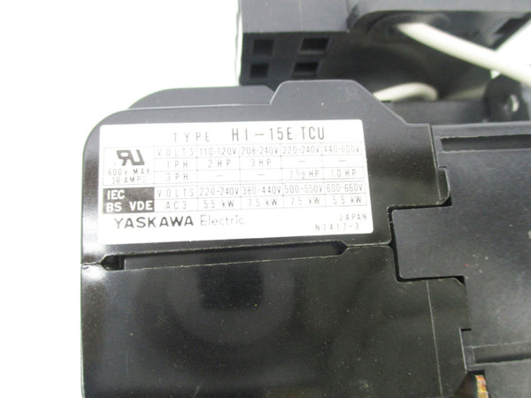 YASKAWA ELECTRIC HI-15E2TCU 600V 30A UNMP