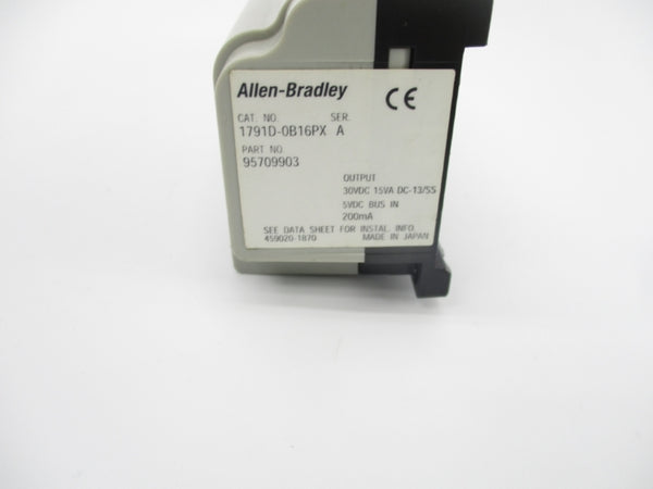 ALLEN BRADLEY 1791D-0B16PX SER. A 30VDC NSNP