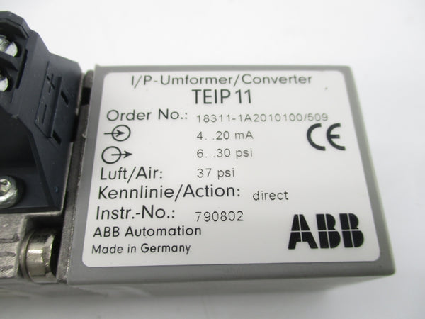 ABB 18311-1A2010100/509 TEIP11 6-30PSI UNMP