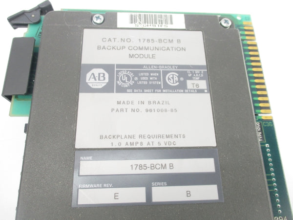 ALLEN BRADLEY 1785-BCM SER. B 5VDC 1.0A F/W E UNMP