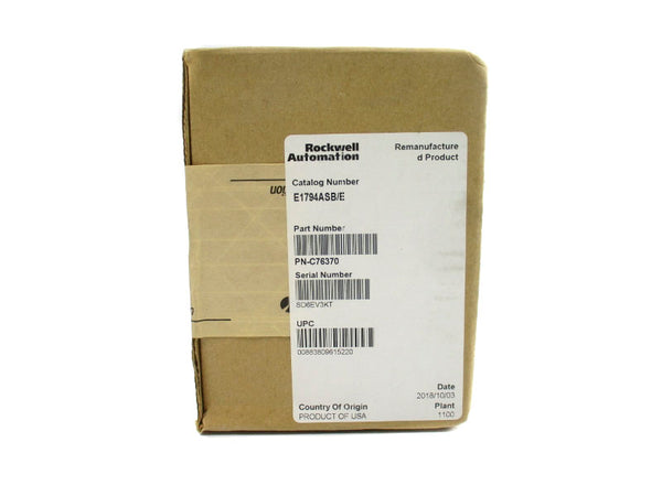 ALLEN BRADLEY 1794-ASB SER. E REMAN
