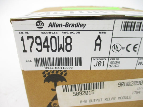 ALLEN BRADLEY 1794-OW8 SER. A 125/240VAC 15A NSMP