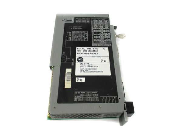 ALLEN BRADLEY 1785-L40E SER. C 5VDC 3.6A F/W K UNMP
