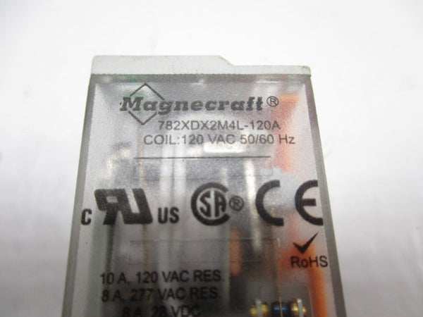 MAGNECRAFT 782XD2M4L-120A RELAY 120VAC UNMP