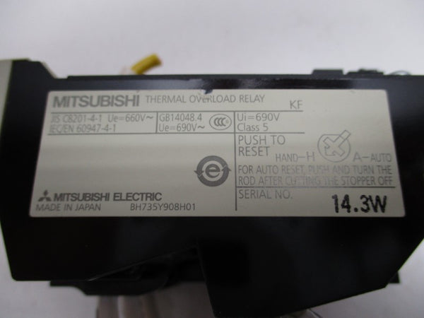 MITSUBISHI TH-N20KF OVERLOAD RELAY 2.8-4.4A UNMP