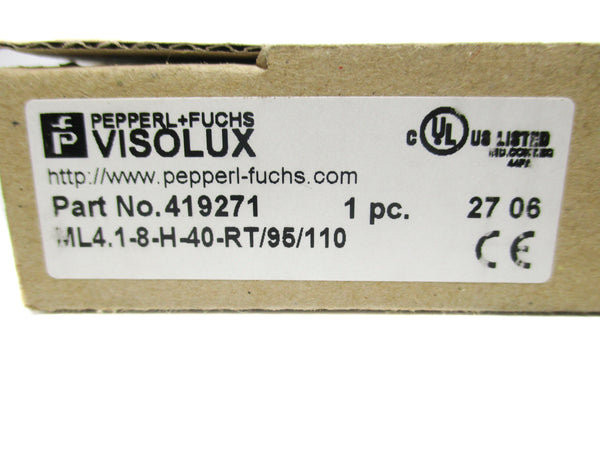 PEPPERL+FUCHS ML4.1-8-H-40RT/95/110 419271 NSMP