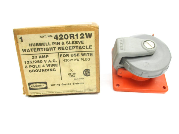 HUBBELL 420R12W 125/250VAC 20A NSMP