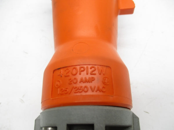 HUBBELL 420P12W 125/250VAC 20A NSMP