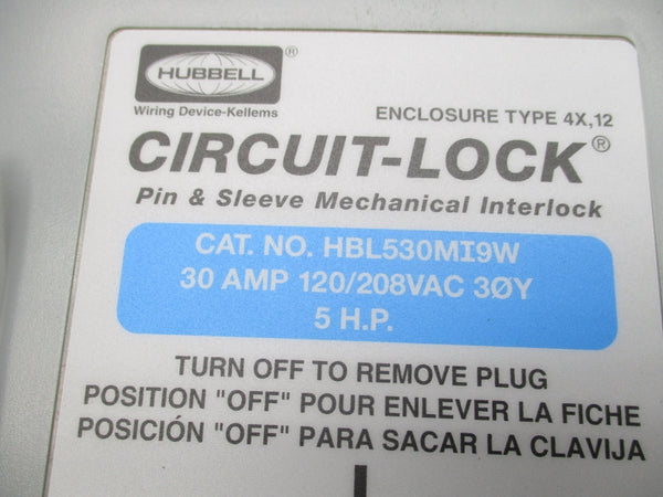 HUBBELL HBL530MI9W 120/208VAC 30A NSMP