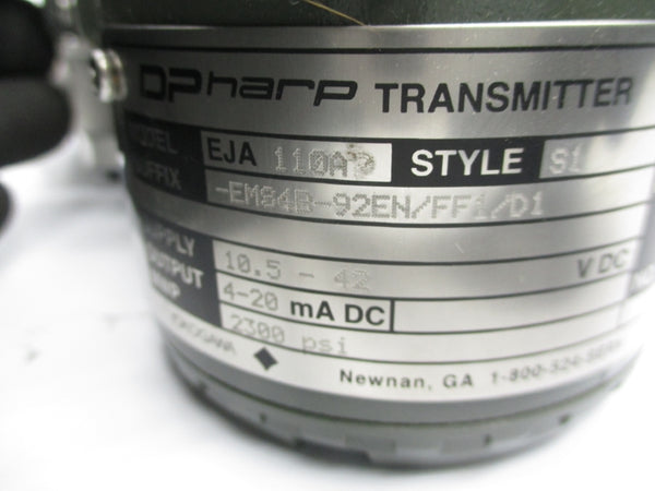 YOKOGAWA EJA110A-EMS4B-92EN/FF1/D1 10.5-42VDC 3/4" NSNP