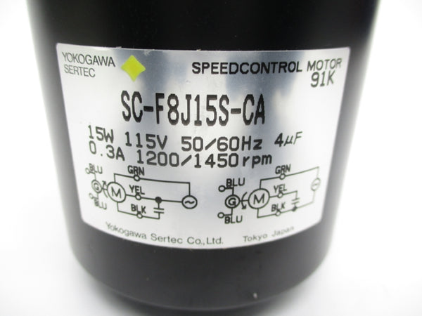 YOKOGAWA SC-F8J15S-CA 115V 0.3A NSMP