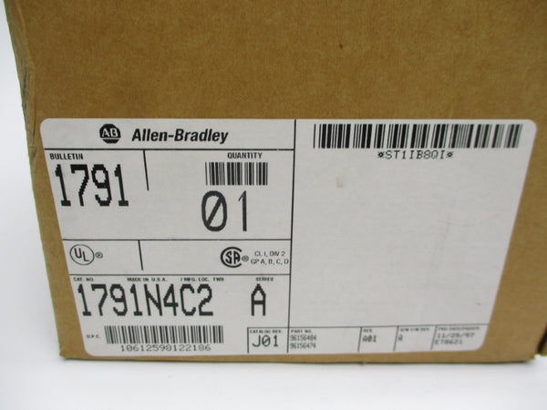 ALLEN BRADLEY 1791-N4C2 SER. A DATE: 1997 NSFS