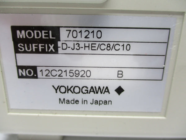 YOKOGAWA 701210-D-J3-HE/C8/C10 NSMP