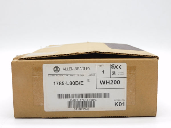 ALLEN BRADLEY 1785-L80B SER. E 5VDC 3.3A F/W D NUPI