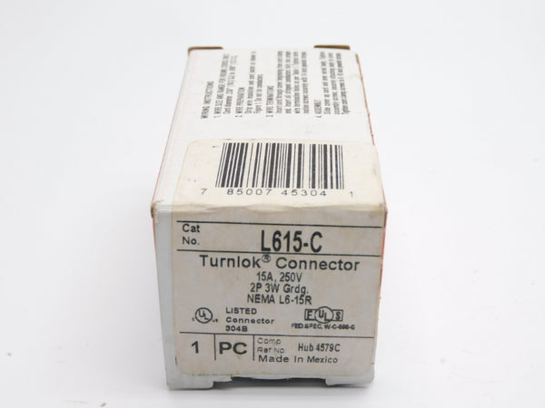 PASS&SEYMOUR LEGRAND L615-C 250V 15A NSMP