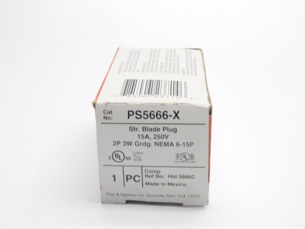 PASS&SEYMOUR LEGRAND PS5666-X 250V 15A NSMP