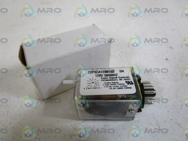 EAGLE SIGNAL RELAY 120V 22P3CA1200102 NSMP