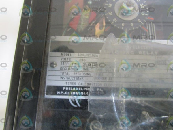GENERAL ELECTRIC CLOSING RELAY 12NLR21B2A  NSNP