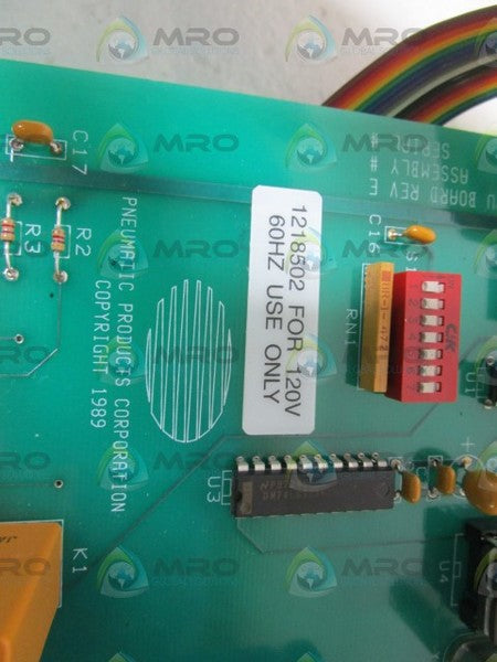 PNEUMATIC PRODUCTS CORP. ALARM RELAY BOARD 1218502  NSMP