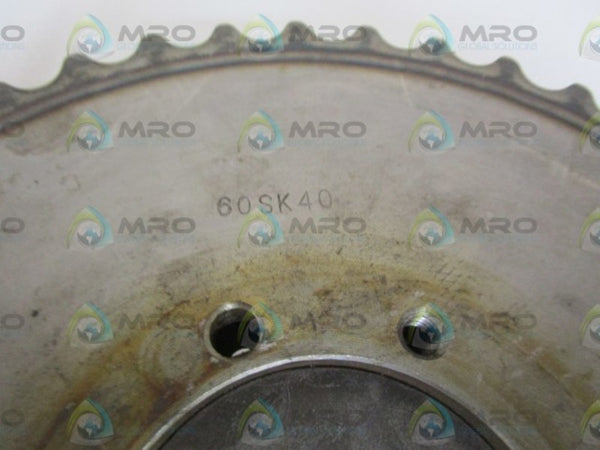 2-3/4" SPROCKET 60SK40 UNMP