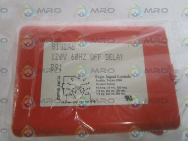 EAGLE SIGNAL 120V OFF DELAY RELAY 81Q2A6 NSMP