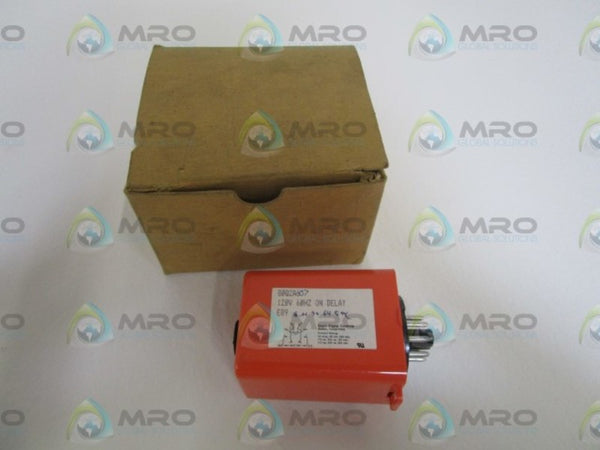 EAGLE SIGNAL 6.4-64 SEC. 120V ON DELAY RELAY 80Q2A607 NSMP